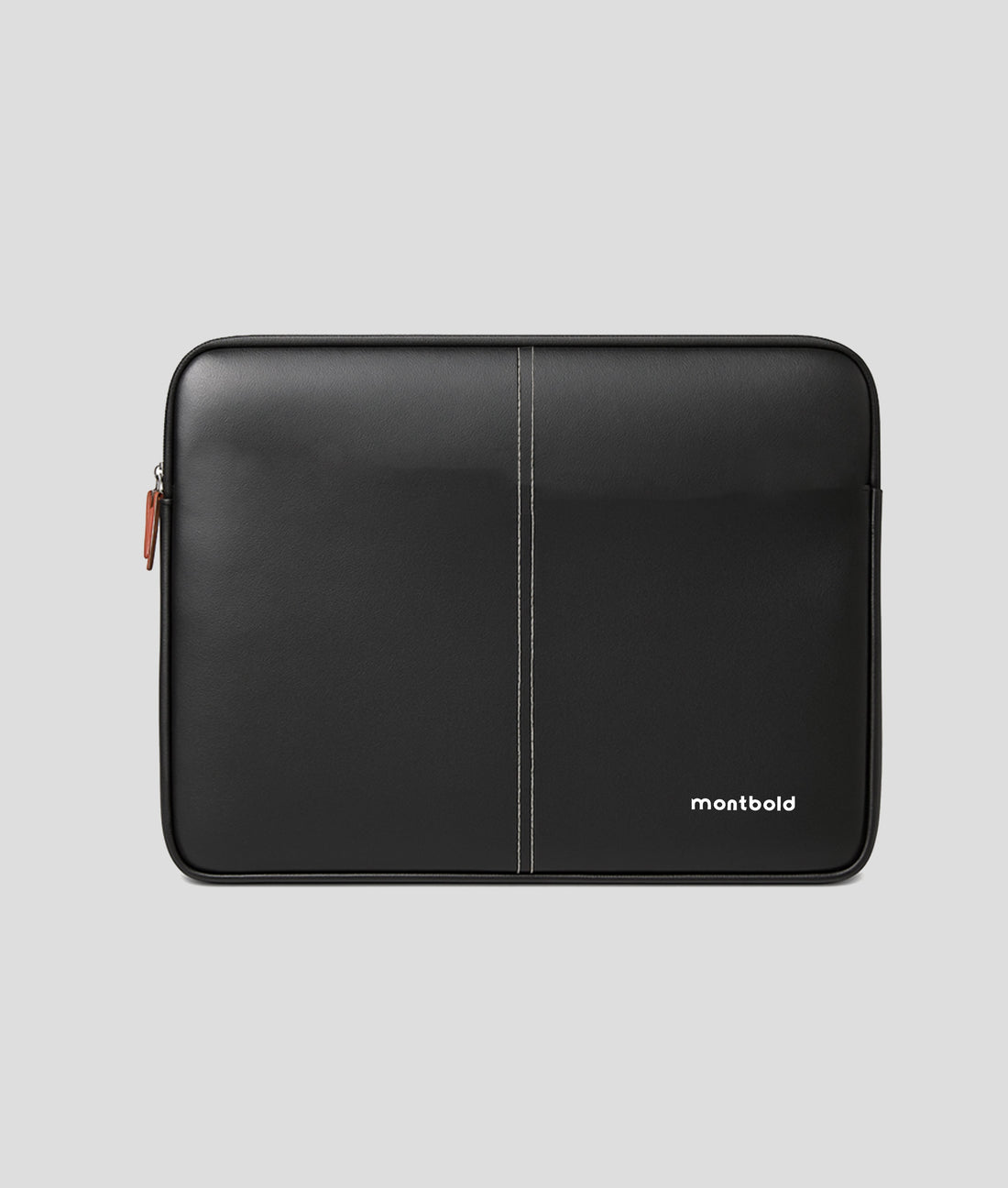 Vegan Leather Laptop Sleeve | Slim 15/16 Inch Black Protective Case for Office, College & Travel