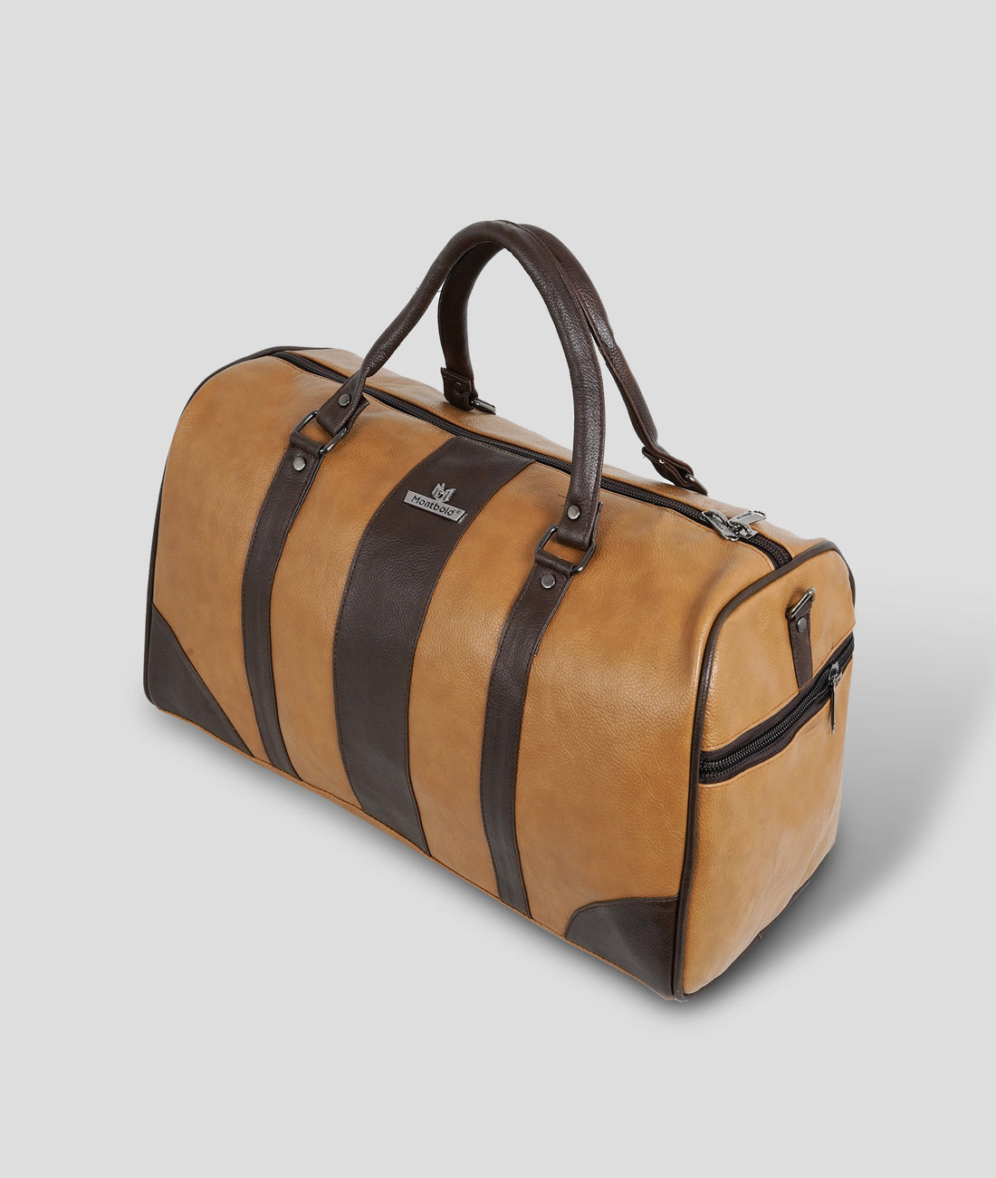 Premium Vegan Leather Duffle Bag for Travel & Office | Eco-Friendly