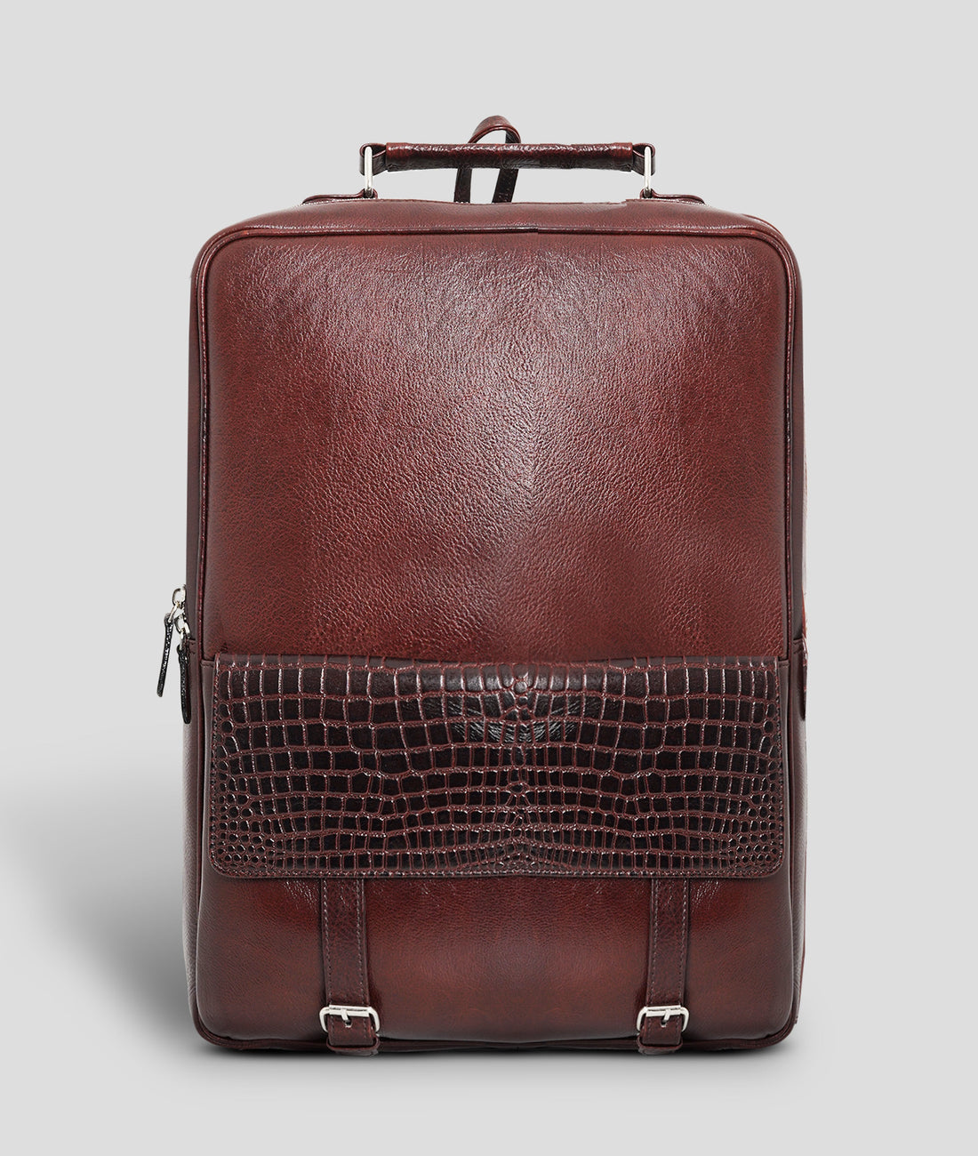 Genuine Leather Unisex Backpack